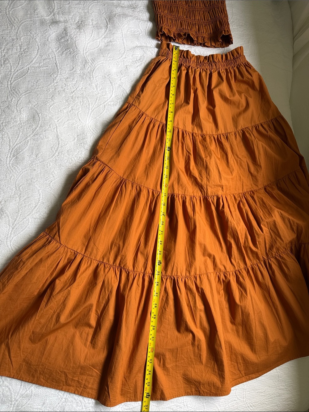 Kourt Ellery Matching Set in Terracotta/ Rust Orange Size XS ResortWear Western - Picture 13 of 16